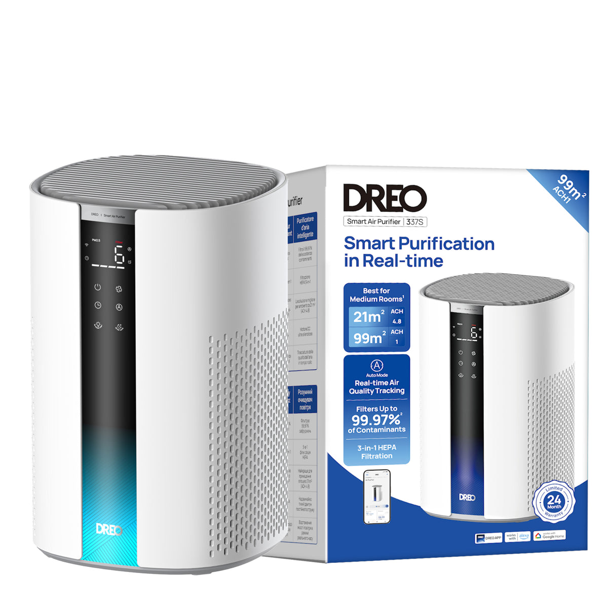 Oczyszczacz powietrza DREO Air Purifier 337S