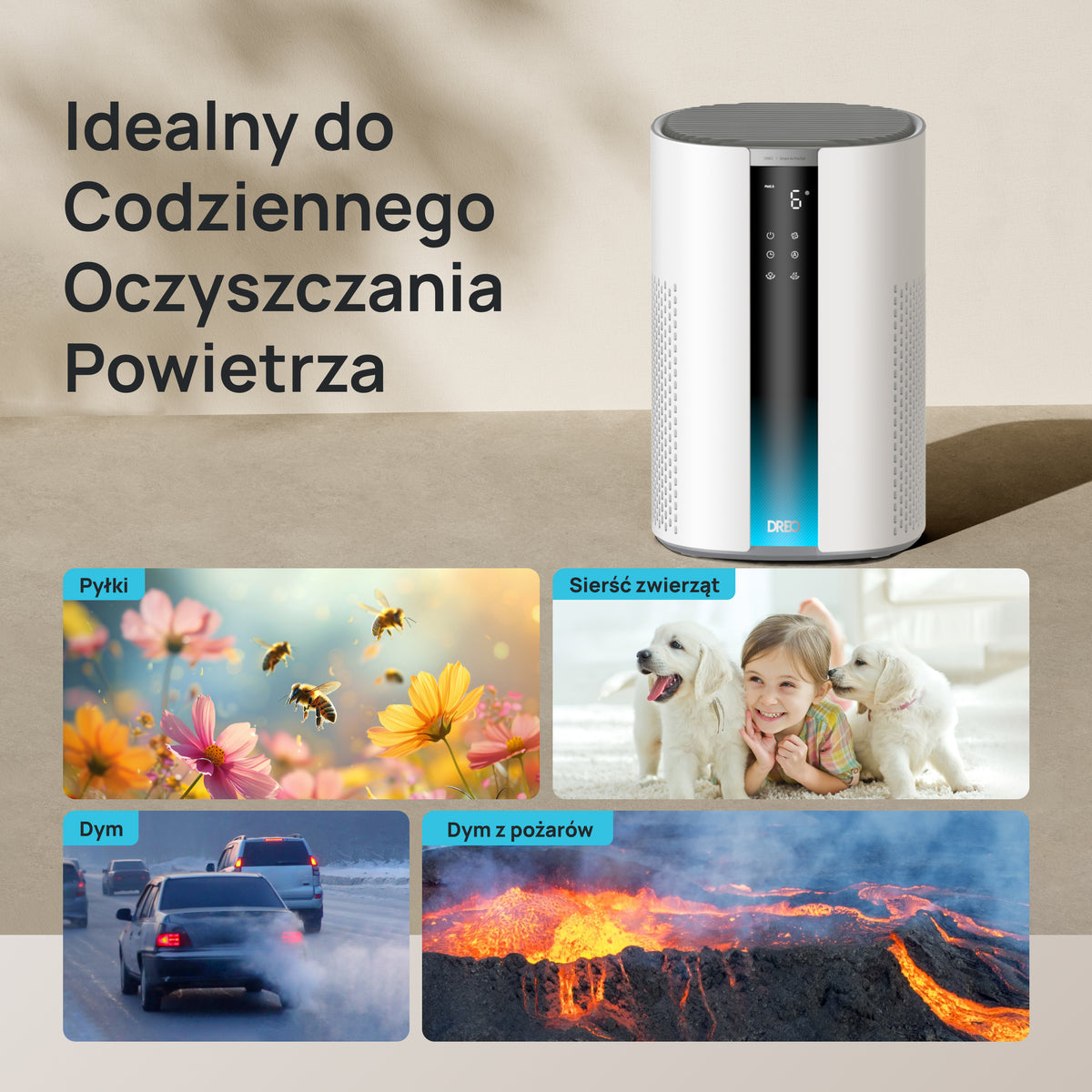 Oczyszczacz powietrza DREO Air Purifier 337S