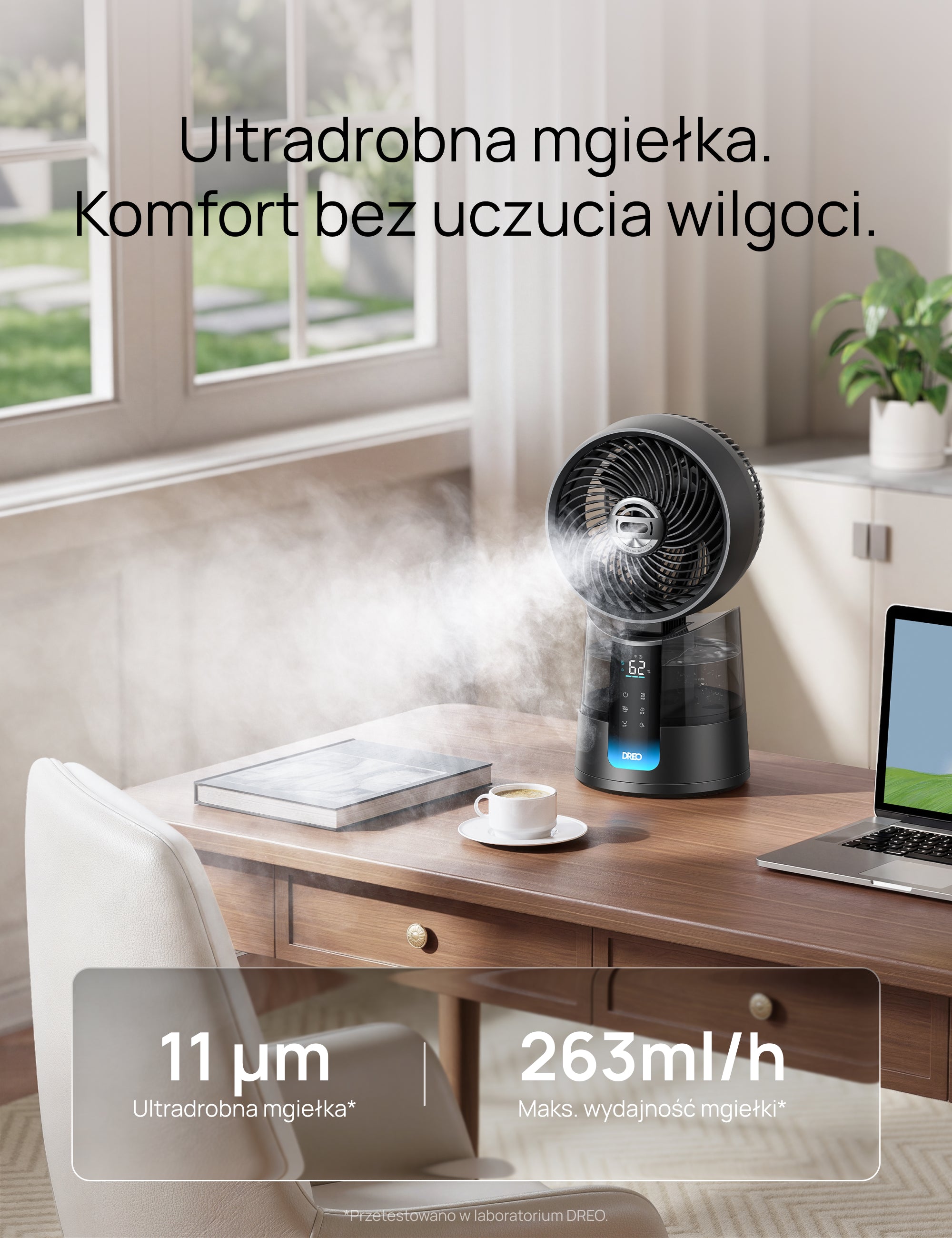 DREO Turbo Misting Fan 516S