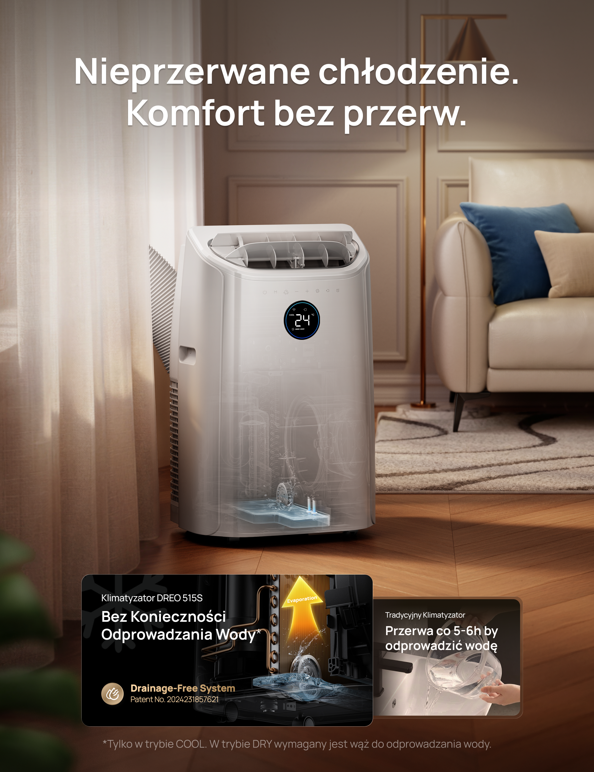 Klimatyzator przenośny DREO 515S