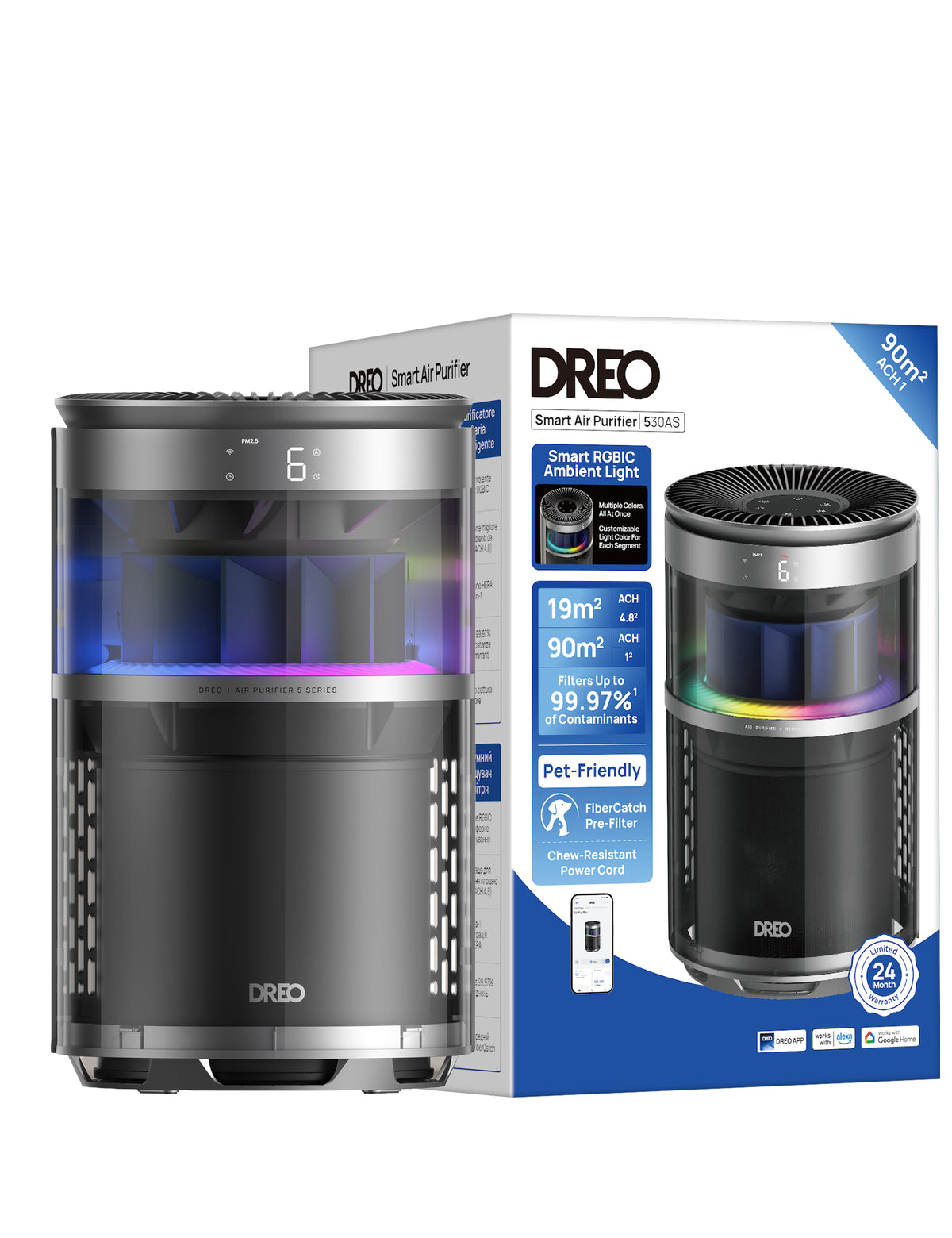 Oczyszczacz powietrza DREO Air Purifier 530AS