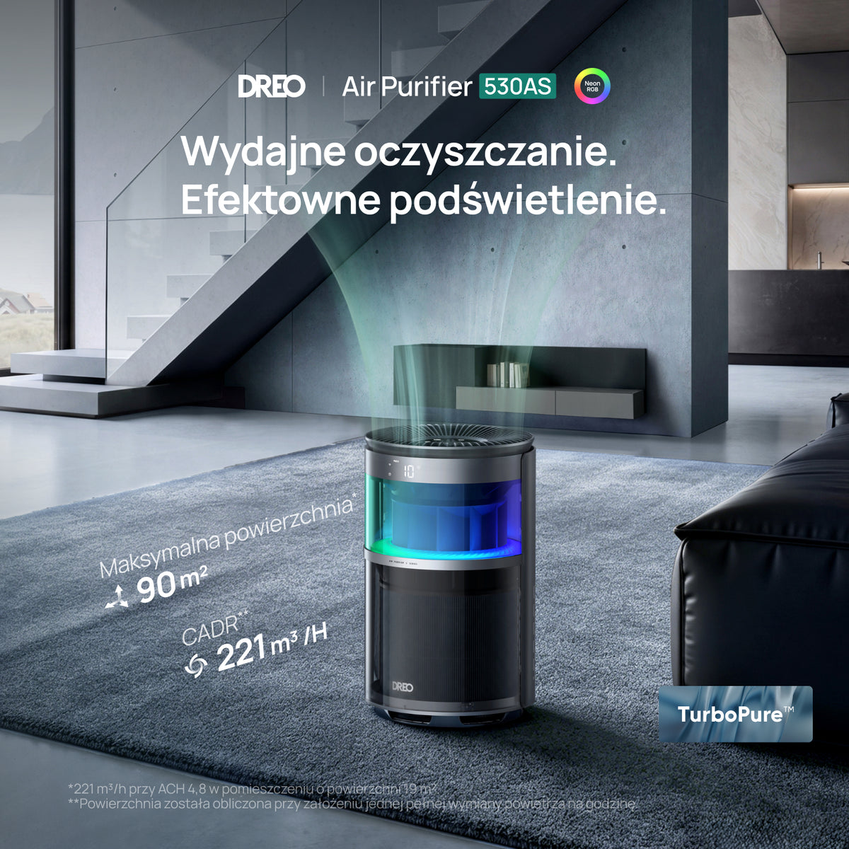 Oczyszczacz powietrza DREO Air Purifier 530AS