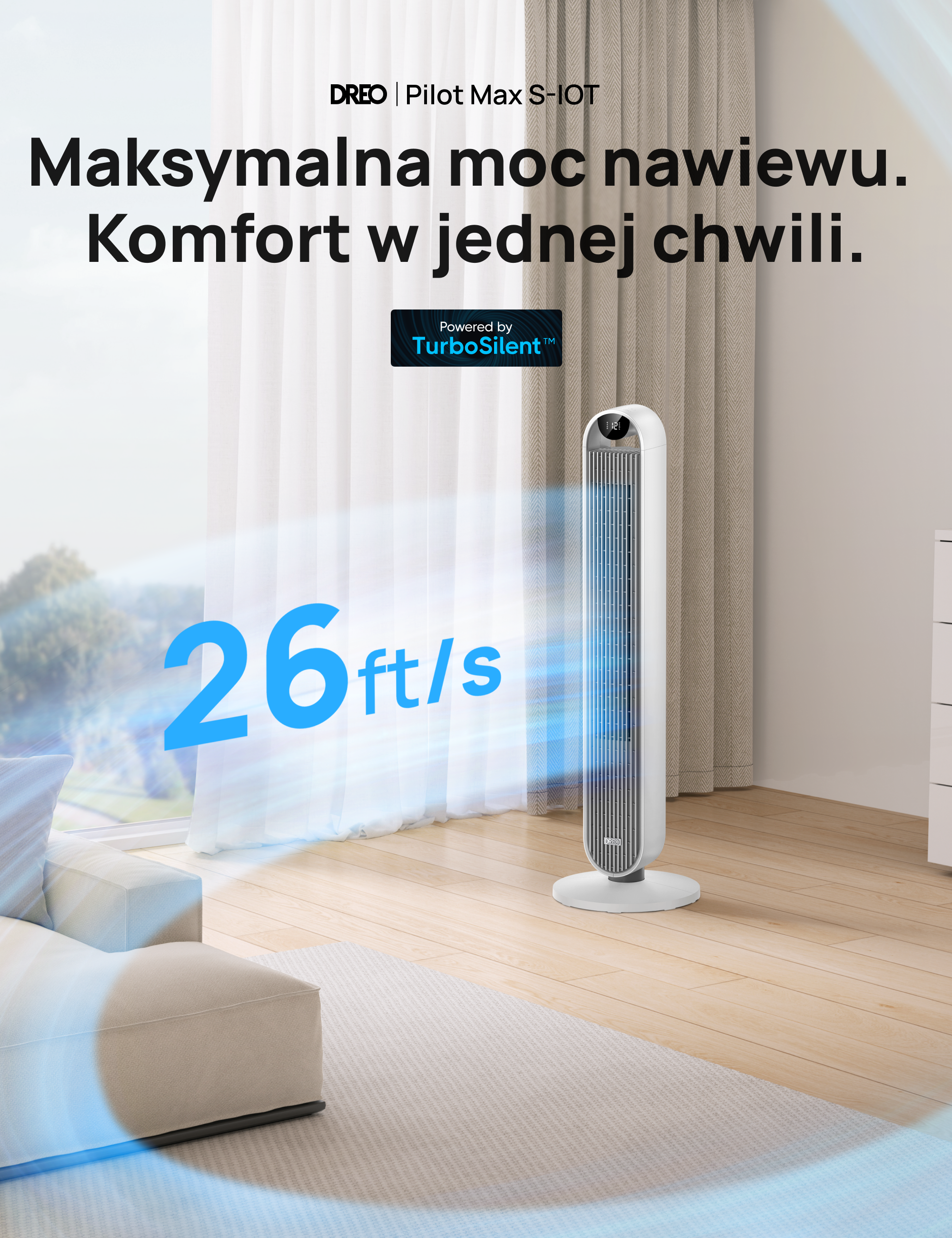 Wentylator kolumnowy DREO Pilot Max S