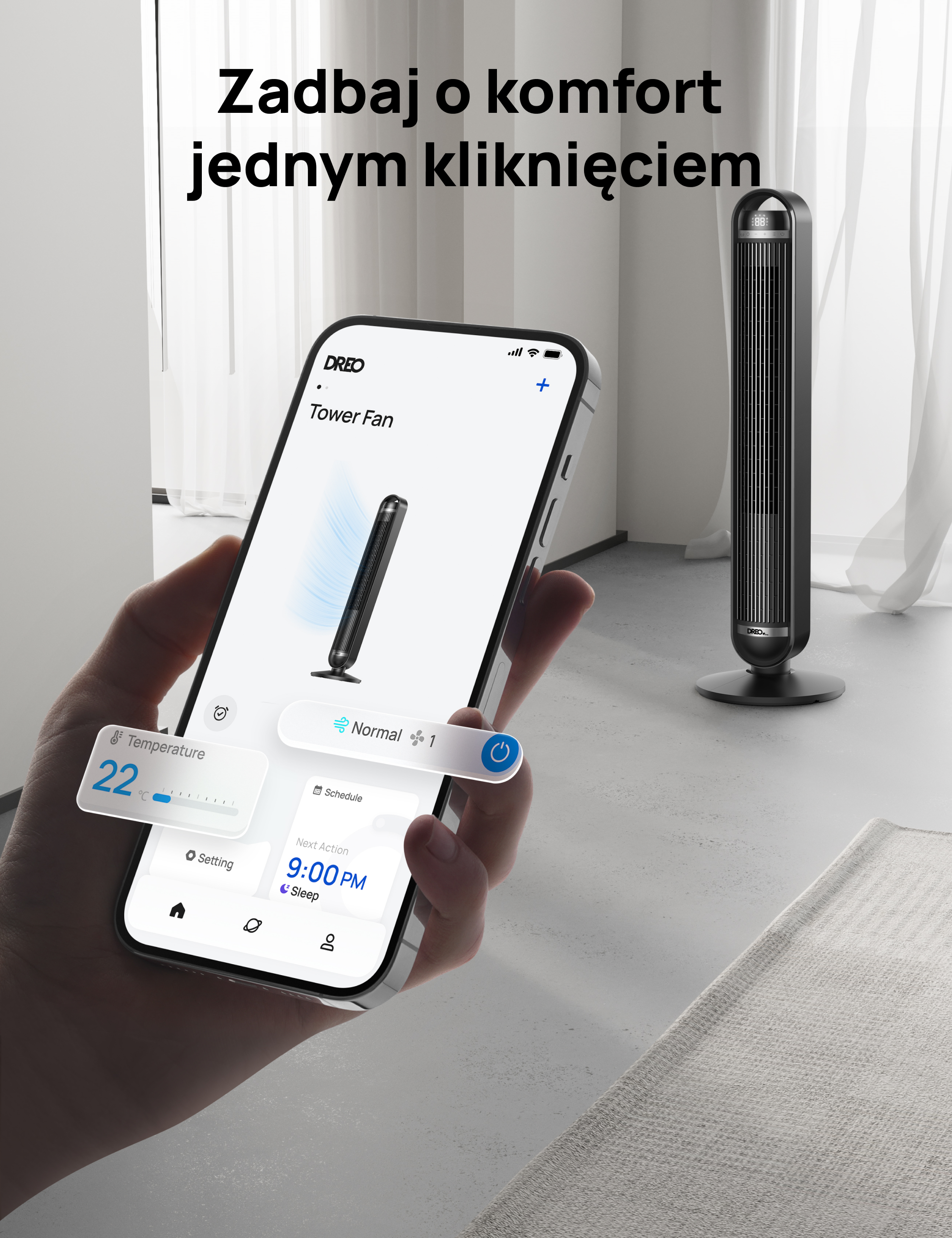 Wentylator kolumnowy DREO Cruiser TF611S